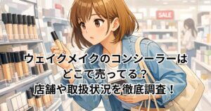 ウェイクメイクのコンシーラーはどこで売ってる？店舗や取扱状況を徹底調査！