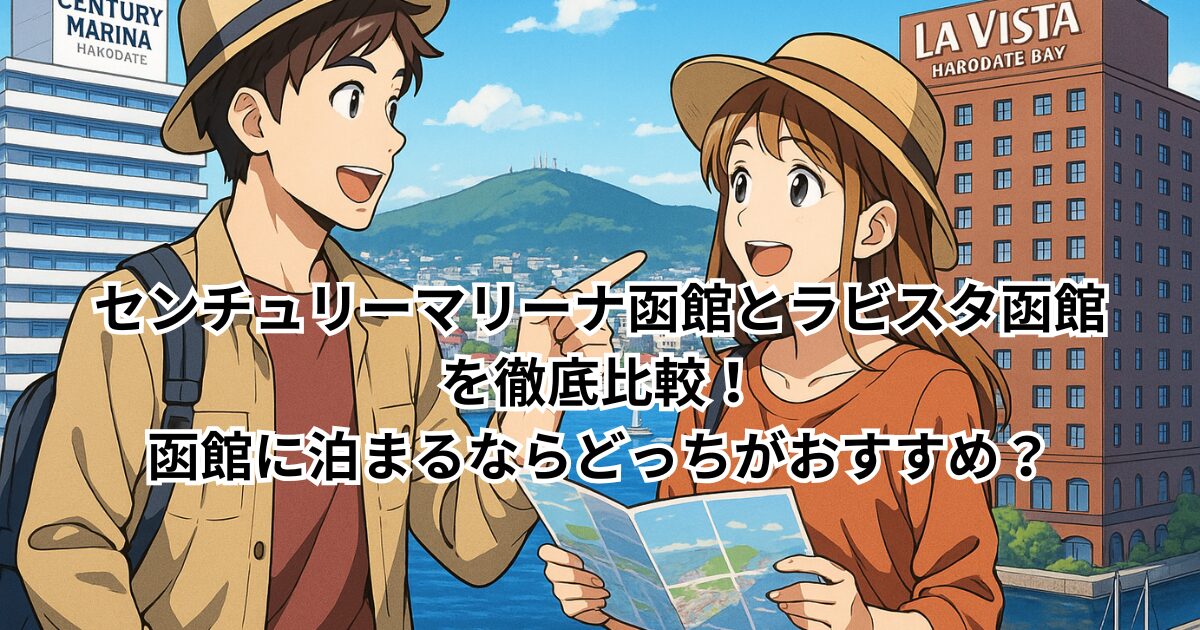センチュリーマリーナ函館とラビスタ函館を徹底比較！函館に泊まるならどっちがおすすめ？