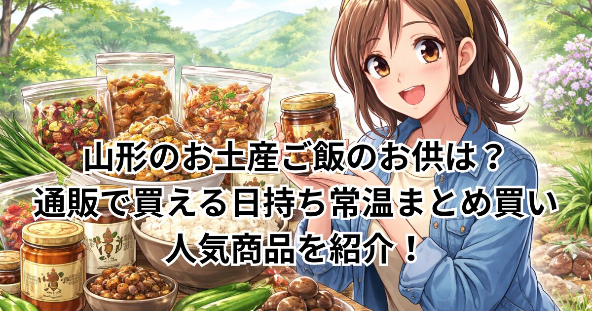 山形のお土産ご飯のお供は？通販で買える日持ち常温まとめ買い人気商品を紹介！